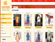 Tablet Screenshot of cottongalaxy.net
